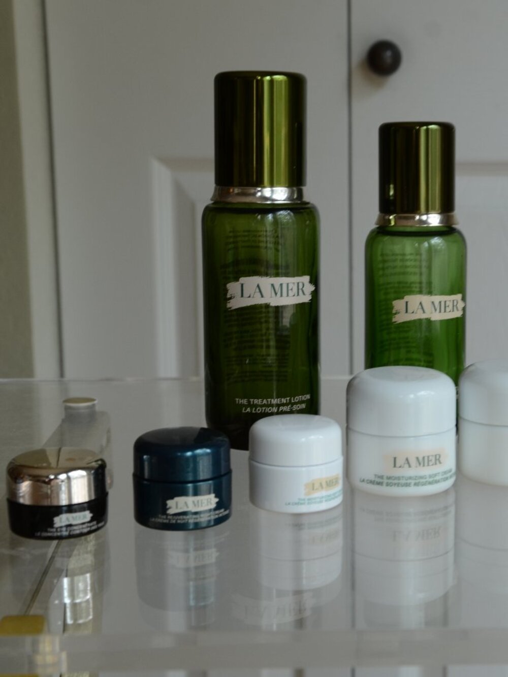Lot of 8 La Mer Empty Jars